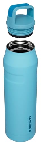 Image of Stanley IceFlow Cap and Carry Water Bottle | Wide Mouth Twist Lid | Lightweight & Leakproof for Travel & Sports | Insulated Stainless Steel | BPA-Free