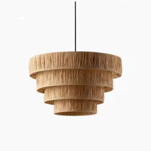 Lampe suspendue tressée ajustable pour éliminer les lumières agressives en chambre