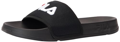 FILA Morro Bay M Slipper, Sandalia Deslizante Hombre, Black-White, 42 EU