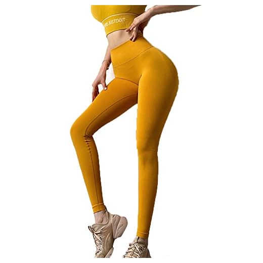 EULLA Leggins Yoga Mujer Pantalon Fitness Suaves Cintura Alta Reducir Vientre S