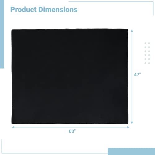 Drum Rug, Drum Mat, 3.9Ft x 5.2Ft Electrical Drum Carpet Soundproof Rug Pads Drum Accessories for Electric Drums Jazz Drum Set, Gift for Drummers, Drum Accessories.