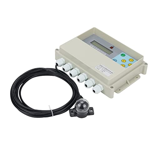 Srutueo Dual Axis Solar Tracker Controller Sun Tracker Automatic Tracking Controller System Platform Tracking, White