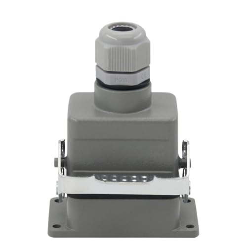 Conector de alta resistencia H10b-hd-024 para inserción industrial con 24 pines de 10A