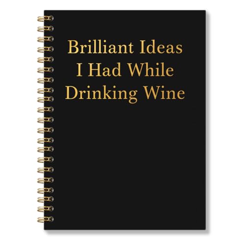 Carnet de notes à spirales rigide pour noter vos idées avec humour