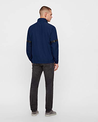 Sudadera Under Armour Sport Style Woven para hombre con cremallera un medio en color negro 2