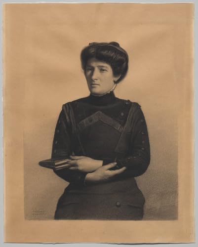Poster Portrait de Madame Jules Ricard par Fernand Khnopff Toile 60x90cm