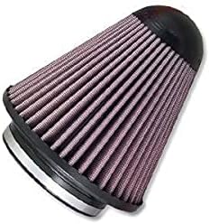 DNA High Performance Filters Air Filter Compatible with Mazda RX-8 1.3L (03-12) Clamp On Stage 2 with 98-99% Filtering Efficiency PN: RV-95-155-RX8