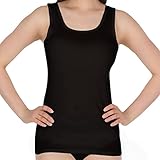 MATERIAL: Das hochwertige Baumwollmaterial der Unterhemden für Damen zeichnet sich durch ihre Beständigkeit und Formstabilität aus – Zertifiziert nach Öko-Tex Standard 100