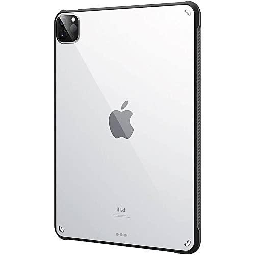 Coque Apple iPad Pro 11 2021 SaharaCase noire transparente rigide - 2