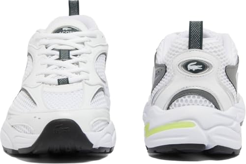 Lacoste Men's Storm 96 2K Sneakers, White/Dark Green, 11.54