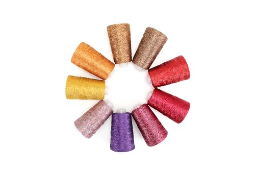 Image of Metallic Crochet Thread, 80g Lurex Yarn for Charms(Gold