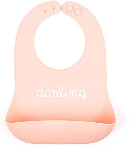 Image of Bella Tunno Wonder Bib - Adjustable Silicone Baby Bibs for Girls, Durable and Waterproof BPA Free Silicone, Darling