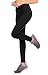 VIV Collection Regular Size Full Length Solid Brushed Leggings w/Pocket (Black)