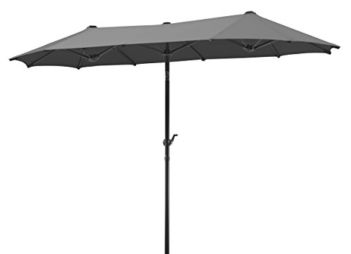 Sonnenschirm Schneider Salerno anthrazit 300 x 150 cm