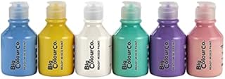 Big Colour Co Ready Mixed Paint Pastel Colours 6 x 150ml