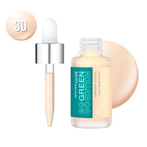Maybelline New York Fond de Teint Huile Teintée Visage Enrichie en Huile de Jojoba & de Marula Pour Tous Types de Peaux Superdrop Edition Tinted Oil Teinte : 10 - vue 10