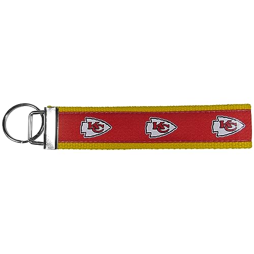Siskiyou Sports NFL Kansas City Chiefs Woven Wristlet Key Chain,