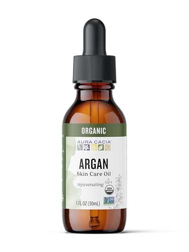 Aura Cacia Organic Skin Care Oil, Argan, 1-Fluid Ounce