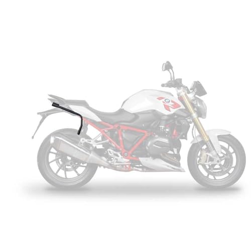 Soporte maletas 3P System Shad discreto y resistente para maletas laterales BMW R1200Rs