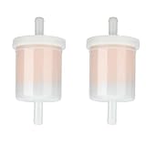 Kubota 2pack Inline Diesel Fuel Filter 12581-43012 - Replace Inline Fuel Filter For Kubota BX24, BX25, BX2230, BX2350, BX2360, BX2370, BX2350D, BX23