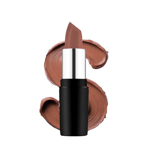 Image of Swiss Beauty Pure Matte Creamy Lipstick | Non-drying, Highly pigmented Lipstick | Shade- Caramel, 3.8gm|