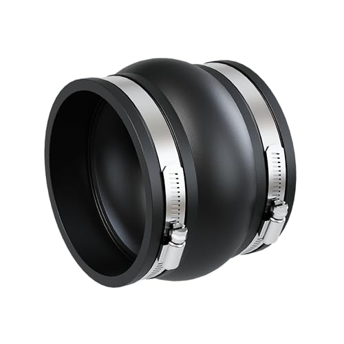 Image of Fernco PXJ-3 Flexible PVC Expansion Joint Coupling for thermal expansion and contraction of vertical pipes