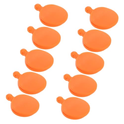 SUPVOX 10pcs Silicone Bullseye Targets for Shooting Range Hanging Archery Equipment Target Holder