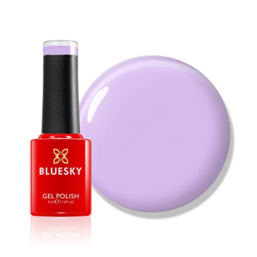 Bluesky Gel Nail Polish, Pastel Dreams, Feel Breezy - LPD17. Pastel Gel Polish, Lilac, Purple, Long Lasting, Chip Resistant, 10ml (Requires Drying Under UV or LED Lamp)