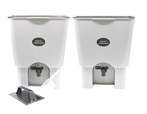 Bokashi Bin Set of 2 Natural Indoor Kitchen Composter with 1 KG Bokashi Bran - Image 2