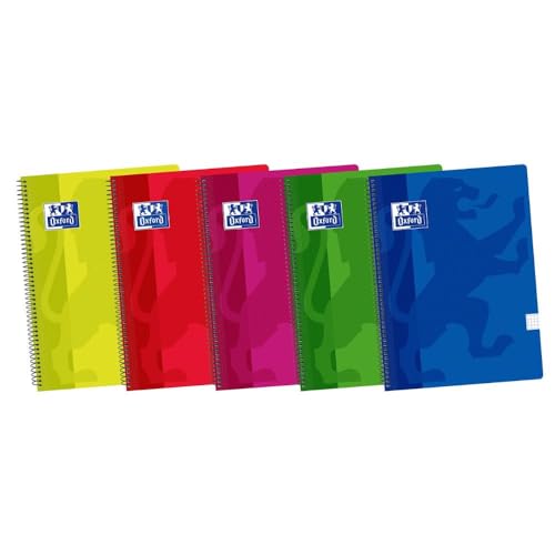 Oxford 941611 - Cuaderno folio 80 hojas, cuadricula 4 x 4