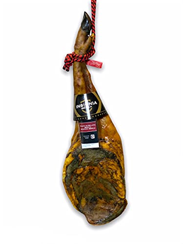 5 Kg Jambon 50% Iberique PATA NEGRA Bellota (épaule) - De porcs ibériques nourris avec des glands et 100% naturel - Jamon Iberico de Bellota Pata Negra Cover
