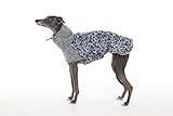 Velcro strap Hundemantel mit Paisleymuster, Fleece, Special Edition, für Windhunde, Lurcher, Saluki, Windhund, Größe XS