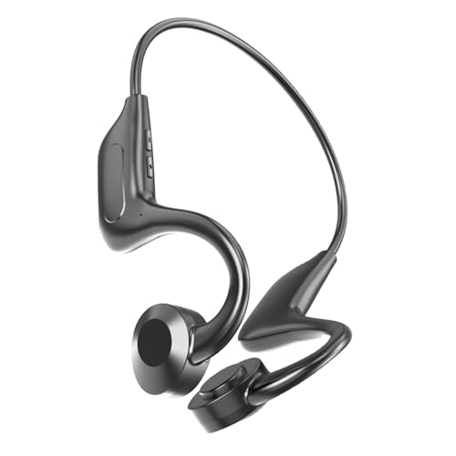 SHINEOFI Casque Conduction Osseuse sans Fil Écouteurs Ouverts pour Course et Fitness Cadre Flexible et Transmission Sonore Directionnelle