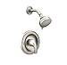 Moen 82604SRN Adler 1 Handle Shower Finish Faucet 1 1-Spray Valve, Spot Resist Brushed Nickel
