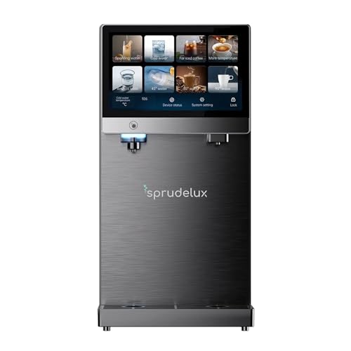 SPRUDELUX PRO Touch – Premium Wasserspender mit Umkehrosmose & CO₂ | 5in1: Sprudel, Heiß-, Kalt-, stilles Wasser | UV-Desinfektion | Touchdisplay | Festwasseranschluss & Tank | (SPRUDELUX PRO Touch) SPRUDELUX PRO Touch – Premium Wasserspender mit Umkehrosmose & CO₂ | 5in1: Sprudel, Heiß-, Kalt-, stilles Wasser | UV-Desinfektion | Touchdisplay | Festwasseranschluss & Tank | (SPRUDELUX PRO Touch)