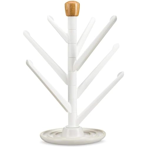 Secador de cocina Full Circle con base cerámica blanca