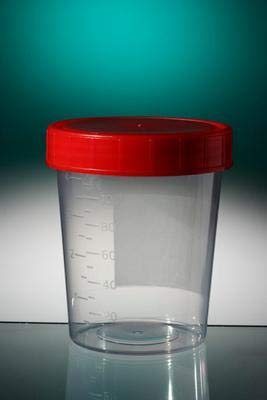 Conical Container, Natural, 1000mL, 130 x 105 mm, Snap Cap