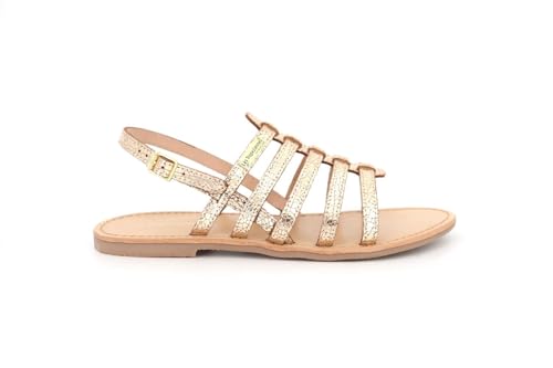 Les Tropeziennes par M. Belarbi Femme HIKANO Chaussures Ville Salome 1Er Pas, Or Craquele, 37