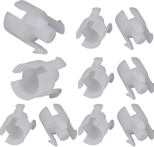 10 x piezas Bettecso clips cilindro maestro embrague coche hebilla compatible con Citroen, Peugeot, Renault Clutch Cylinder Buckle Clip Car 2182 J6 9801271180 9676534480