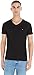 Produktbild Tommy Hilfiger Herren T-Shirt Kurzarm Core Stretch V-Ausschnitt, Schwarz (Black), 3XL