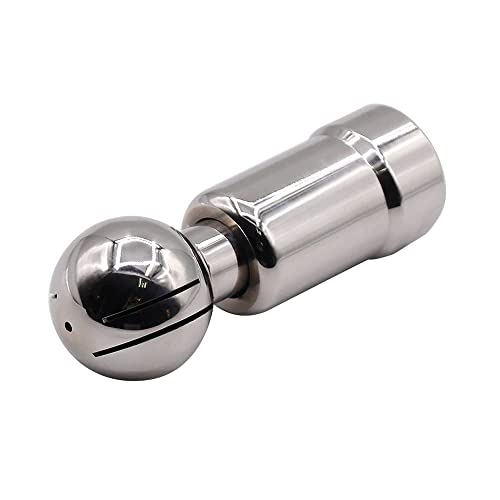 Dernord Rotary Spray Ball Npt Female Cip Tank Cleaning Ball 360° Spray Pattern, Stainless Steel 304 (1/2" Npt Threaded) #TOP5