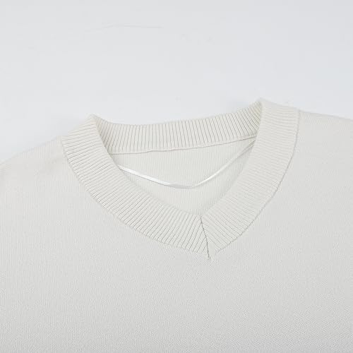 Image of Women's Tight Cuff Long Sleeve Crew Neck Solid Button Down Cable Ribbed Knit Classic Cardigan Sweater