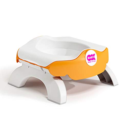 OK BABY n39054540u00a0X Roadyu00a0u0096u00a0Orinal, viaje orinal,u00a0u0096u00a0Asiento para inodoro, color naranja