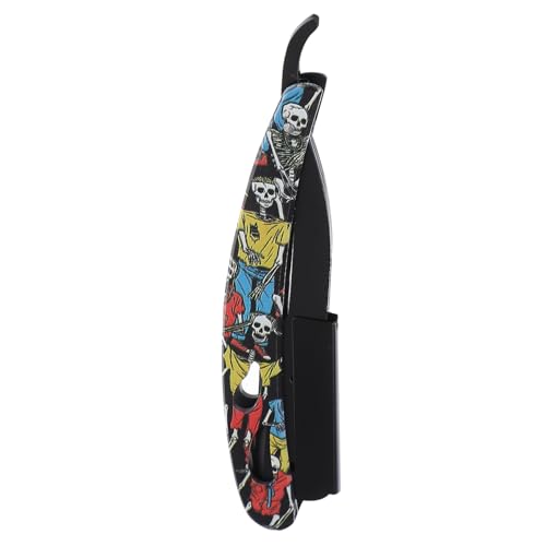 Beaupretty broche del pelo suministro de barbería tijeras de peluquería hombre afeitadora hair clips hair pin peinadora barbera navaja de raspador de peluqueria Acero inoxidable Black