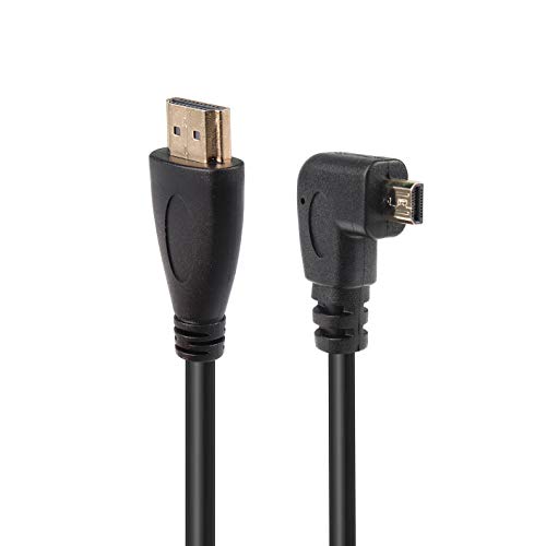 Fotga 2m/6.6フィート 延長可能オスマイクロHDMI-HDMI高速4K HDMIスプリングケーブルコード 1080P ゴールドコネクター デジタル一眼レフカメラ フィールドモニター スマートフォン PC ノートパソコン テレビプロジェクタ用