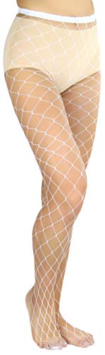 Image of ToBeInStyle Women's Large Fence Netting Pantyhose