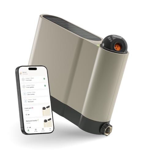 OtO Lawn Smart Sprinkler – App-Controlled Precision Watering, Solar-Powered, Weather Intelligence,