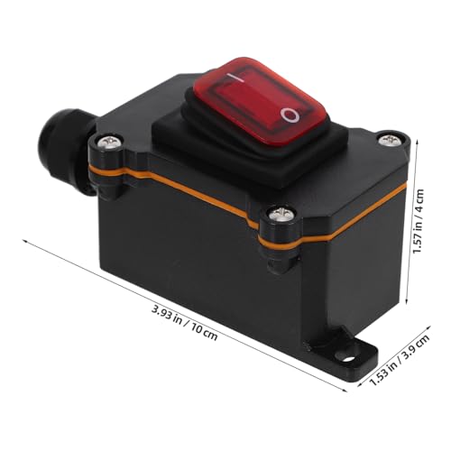 Interruptor de exterior con botón de alta resistencia y material PC 2
