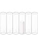 CYS EXCEL Various Size Glass Hurricane Candle Holders, Tabletop Protection Decoration, Chimney Tube, Glass Cylinder Open Both Ends, Open Ended Hurricane, Candle Shade, Pack of 6 (3" Wide x 10" Tall)