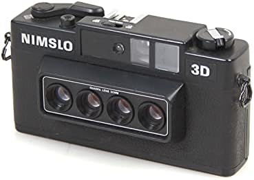 3D QUADRA Lens NIMSLO 30MM 35MM Camera QUADRASCOPE Vintage W Flash